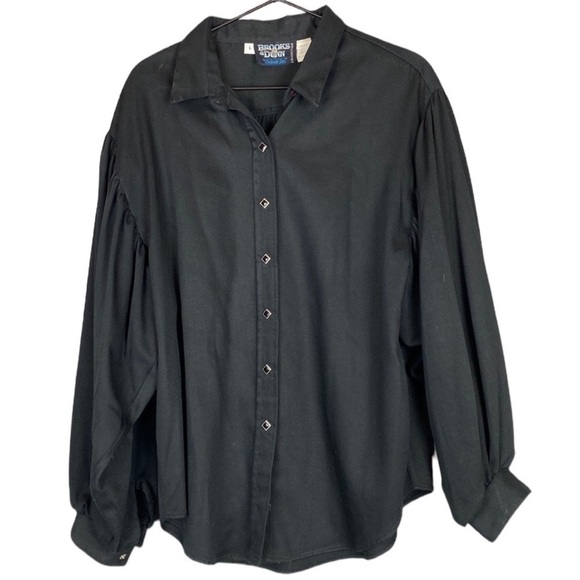 Vintage Brooks and Dunn puff sleeve button down - Picture 1 of 7
